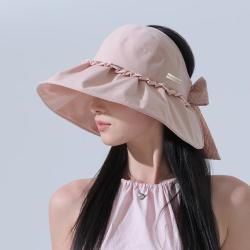 宝娜斯 女士遮阳防晒帽 通勤旅游太阳帽