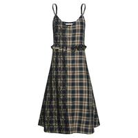 MOUSSY 蕾丝拼接格纹连衣裙