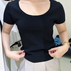 抗皱短袖夏季棉质T恤上衣打底衫
