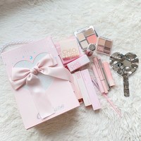 稚优泉 甜心礼盒化妆品一整套彩妆口红唇釉眼影腮红送女友闺蜜