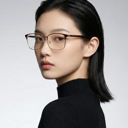 GUCCI 眼镜框男胶囊系列复古商务眉线光学近视镜架女GG1124O