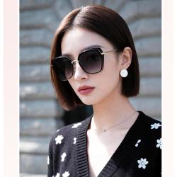 海伦凯勒 简约优雅偏光女士太阳镜大框墨镜