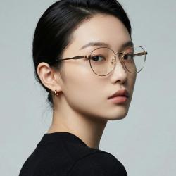 GUCCI 眼镜框新款男女时尚金属圆形光学近视眼镜架GG1993OK