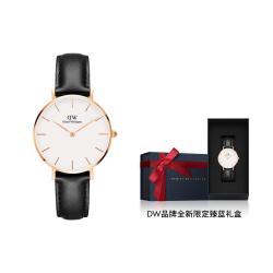 Daniel Wellington 32mm防水女士简约石英手表学生新年送礼