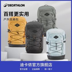 迪卡侬 户外登山旅行徒步通勤大容量轻便运动背包