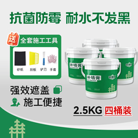 优棵树 墙面修补膏 2.5kg*4 白色 防霉抗菌堵洞防水腻子粉
