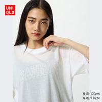 优衣库 486829 K-POP Group BM UT印花 白色 2XL 女装短袖T恤