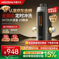 韦思卡尔 25微米活鳃叠片反冲洗 反重力前置过滤器