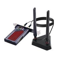 fenvi AX200/AX210无线网卡wifi6代wifi7代BE200双频千兆蓝牙台式机电脑主机内置pcie增强网络信号wifi接收器