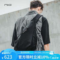 NIID 新款骑行斜挎包通勤挎包男款单肩包机能休闲男包弓箭包 R2 晶格黑套餐