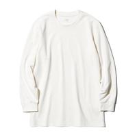优衣库 HEATTECH EXTRA WARM 棉混纺圆领T恤 乳白色 4XL