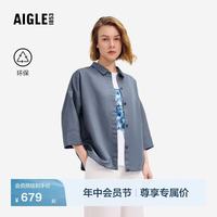 AIGLE 休闲 女士 七分袖衬衫