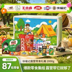 徐福记 露营零食礼箱 2000g 87包