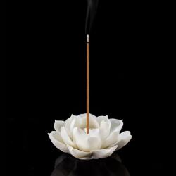 艾格辰 手工陶瓷莲花香插
