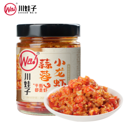 川娃子 蒜蓉虾尾酱 238g 瓶装