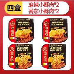 海底捞 自热火锅酸辣粉筷手小厨拌饭整箱装组合
