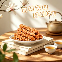 桂发祥 GUI FA XIANG 桂发祥十八街夹馅小麻花66g*2盒 山楂口味+椒盐口味 天津特产