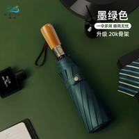 海屿 Haiyu 海屿 商务系列 20骨折叠伞 墨绿色 94.5cm