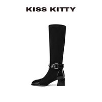 移动端、88VIP：Kiss Kitty 玛丽珍过膝长靴 SY655009-82A0C