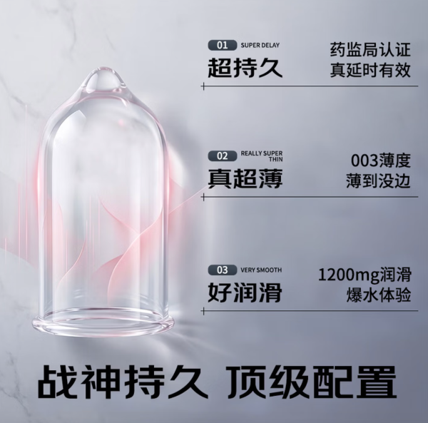 赤尾 铂金持久 超薄延时安全套 12只