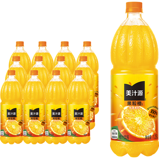 88VIP：可口可乐 美汁源 果粒橙橙汁饮料
