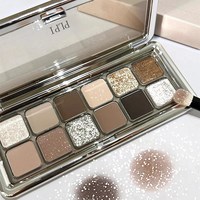 PLPI 低饱和灰粉水泥盘12色眼影盘大地色系女珠光哑光烟熏妆正品