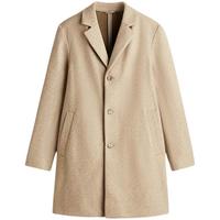 H&M 1294108 单排扣长款毛呢大衣