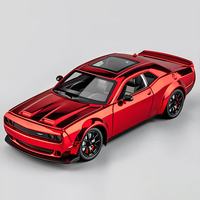 烽索 1/24 道奇·地狱猫 汽车模型 CZ241512 (红色)
