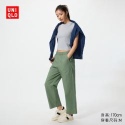 优衣库 女装全棉舒适九分裤加长款 483898