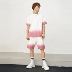 Champion 男士休闲短裤 刺绣小C logo扎染渐变