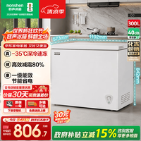 容声 300一级能效节能省电大容量冰柜冷藏冷冻转换减霜单温高效低噪卧式冷柜冰箱 BD/BC-300E10HNLBJ