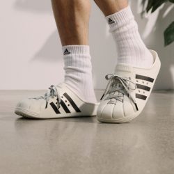 adidas FOS系列 「洞洞鞋」ADILETTE CLOG简约拖鞋阿迪达斯轻运动