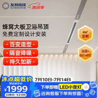 友邦 乐森 蜂窝大板集成吊顶 4平厨房套装