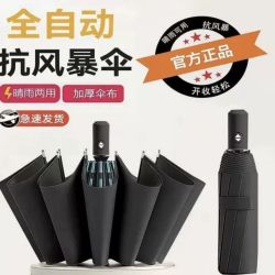 宜享 24骨全自动加大加固晴雨伞