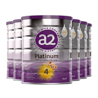 a2 Platinum 白金版 较大幼儿配方奶粉 4段 (4岁以上) 900g*6