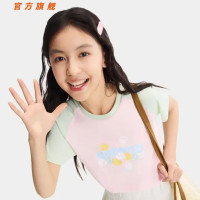 安踏 儿童速干T恤女童装