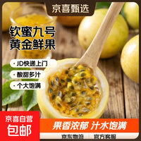 京喜加 海南钦蜜9号黄金百香果5斤新鲜水果当季整箱包邮原浆特大果汁时令 10粒装(单果45g+)
