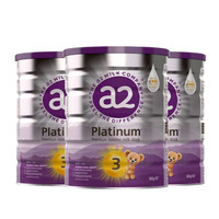 a2 Platinum 白金版 幼儿配方奶粉3段 (1-3岁) 900g*3罐