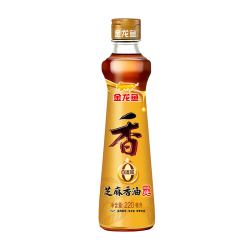 金龙鱼 100%纯芝麻香油 零添加  凉拌调味油 380ML 2瓶