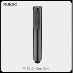 RO-1006 全铜圆柱形手持花洒喷头 枪灰色