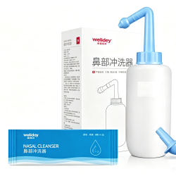 维德 洗鼻器 500ml（赠：洗鼻盐90袋+双洗鼻头）