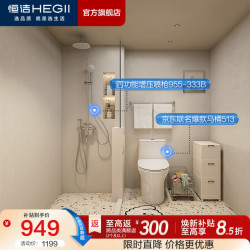 恒洁 卫浴套装组合 不限水压马桶恒洁双宝套餐 400mm