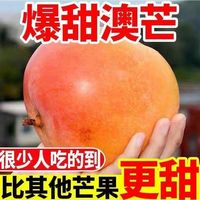 百亿补贴：农蔬晨 多汁爆甜澳芒苹果芒果大芒果新鲜非凯特芒太阳芒净重5斤