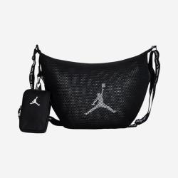 AIR JORDAN Jordan 大飞人网面球包 大容量斜挎包