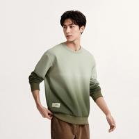 限尺码：森马 国家地理嘉绒系列卫衣男春季渐变设计感宽松圆领内搭休闲百搭上衣