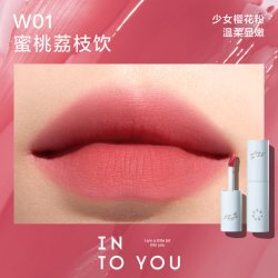 INTO YOU 水雾mini唇釉口红雾面哑光唇彩水光唇蜜不易沾杯