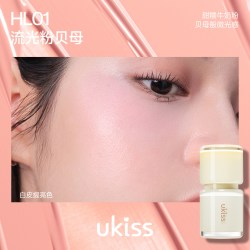 ukiss 新品ukiss液体腮红单色高光修容多用提亮显色自然膨胀收缩日常女