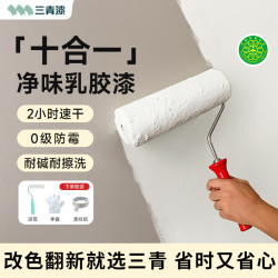 三青 内墙漆 1.1KG 白色 无甲醛自刷修补小桶漆