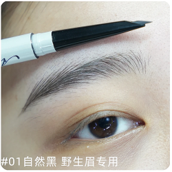 艾图秀化妆师专用硬芯野生眉线条根根分明持久防水不脱色眉笔