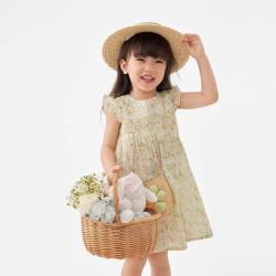 全棉时代 女童连衣裙花苞裙公主裙儿童裙子可爱甜美公主风夏季